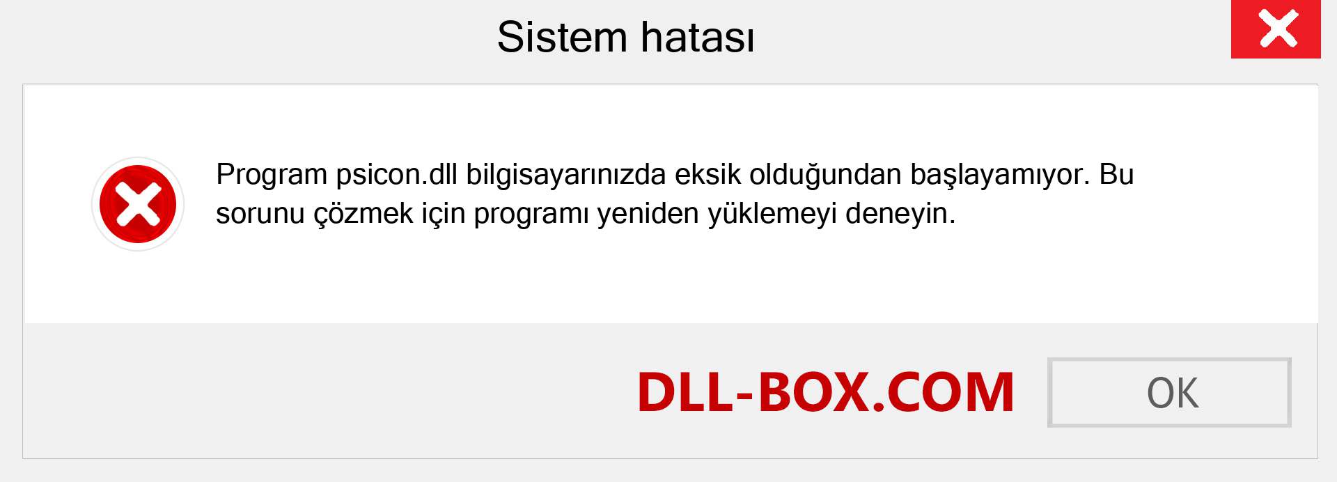 psicon.dll dosyası eksik mi? Windows 7, 8, 10 için İndirin - Windows'ta psicon dll Eksik Hatasını Düzeltin, fotoğraflar, resimler